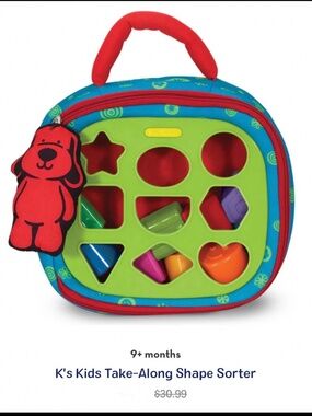 Kids Take-Along Shape Sorter